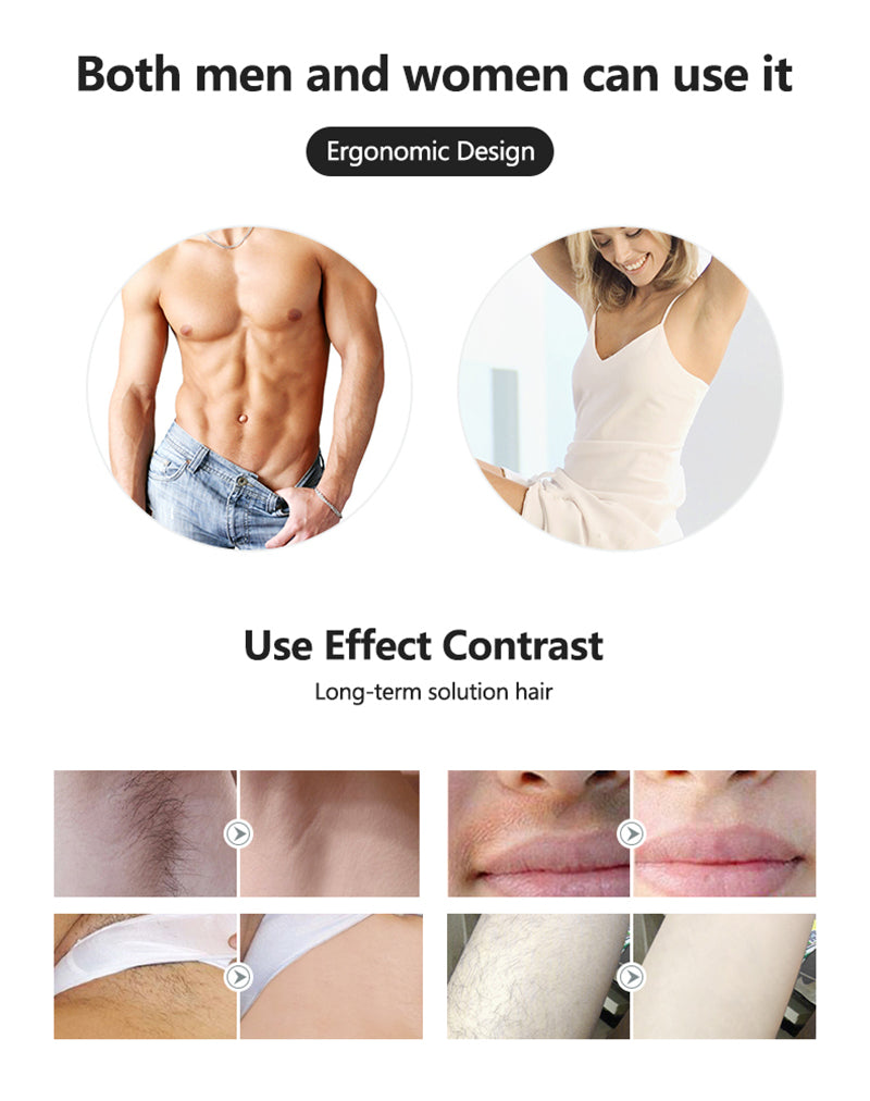 LCD Laser IPL Hair Removal Device, Permanent Hair Removal with the Flash Professional IPL Machine for Lasting Results and Effortless Beauty