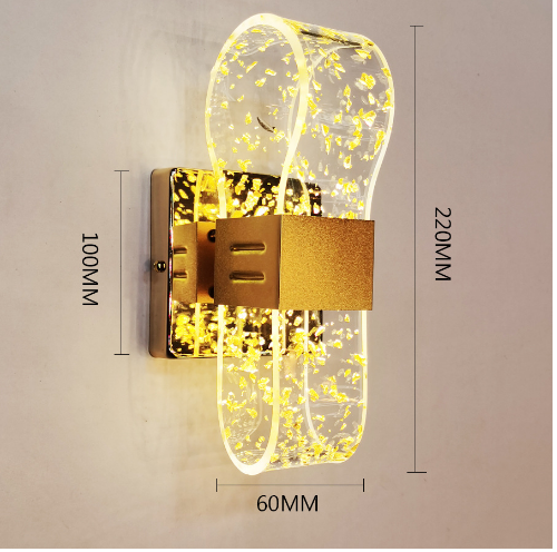 Premium Acrylic Background Wall Aisle Lights Dimmable Lighting wall lamp, The compact size 20*10*10cm, 5 star trends