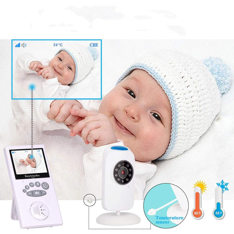 Night Vision Wireless Baby Monitor Video, Baby Camera, Two Way Talk Video & Audio Power Saver Color