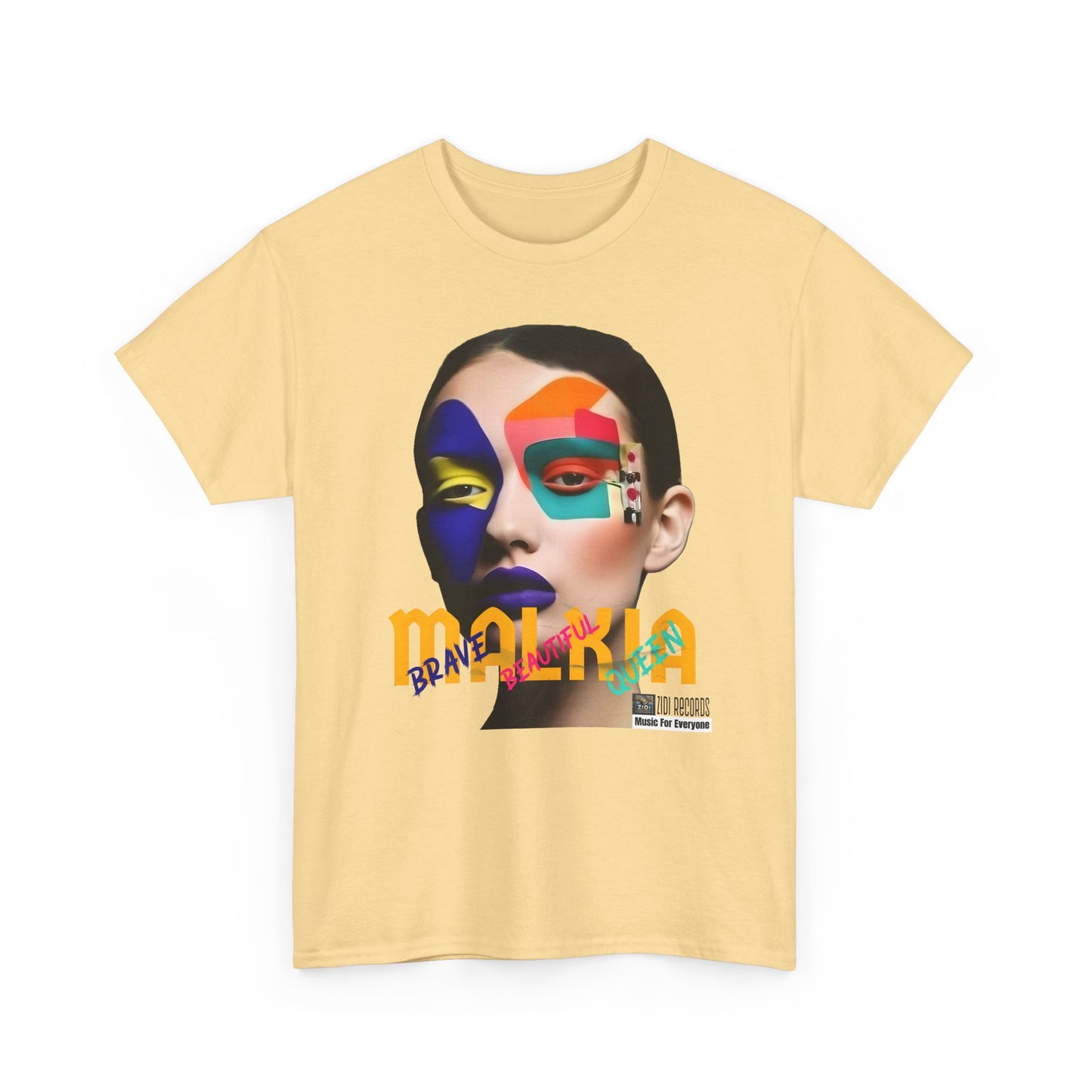 MALKIA T-Shirt - BRAVE, BEAUTIFUL, QUEEN Unisex Tee