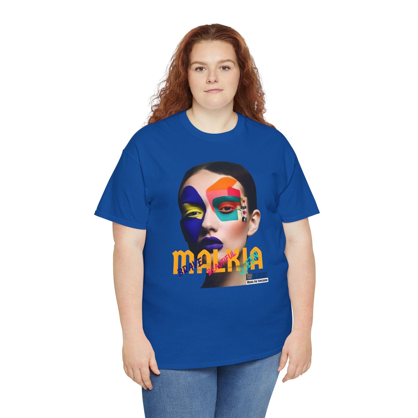 MALKIA T-Shirt - BRAVE, BEAUTIFUL, QUEEN Unisex Tee