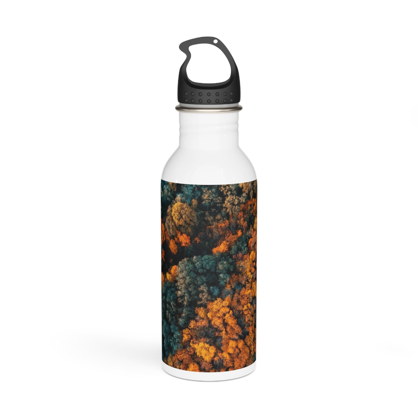 Stainless Steel Water Bottle, Forest bird's view, Stainless Steel Water Bottle, Made with 18/8 food-grade stainless steel, wide neck for effortless sipping