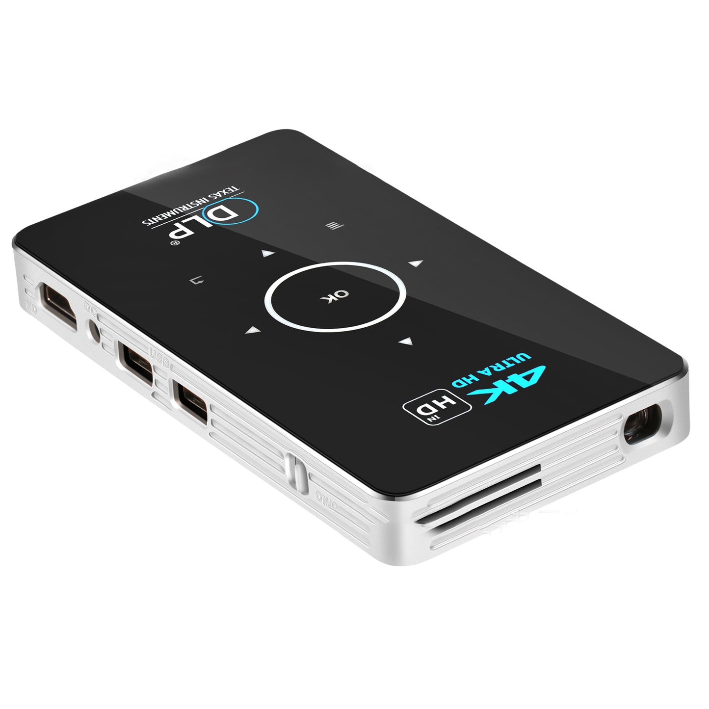 Indoor & Outdoor wireless Projector, WiFi Bluetooth 4.0 Portable LED