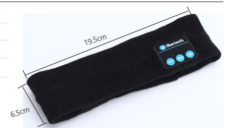 Wireless Hairband, Sports Headset Bluetooth, Headset Nightcap with Speaker Training Jogging Yoga Headband Hairband