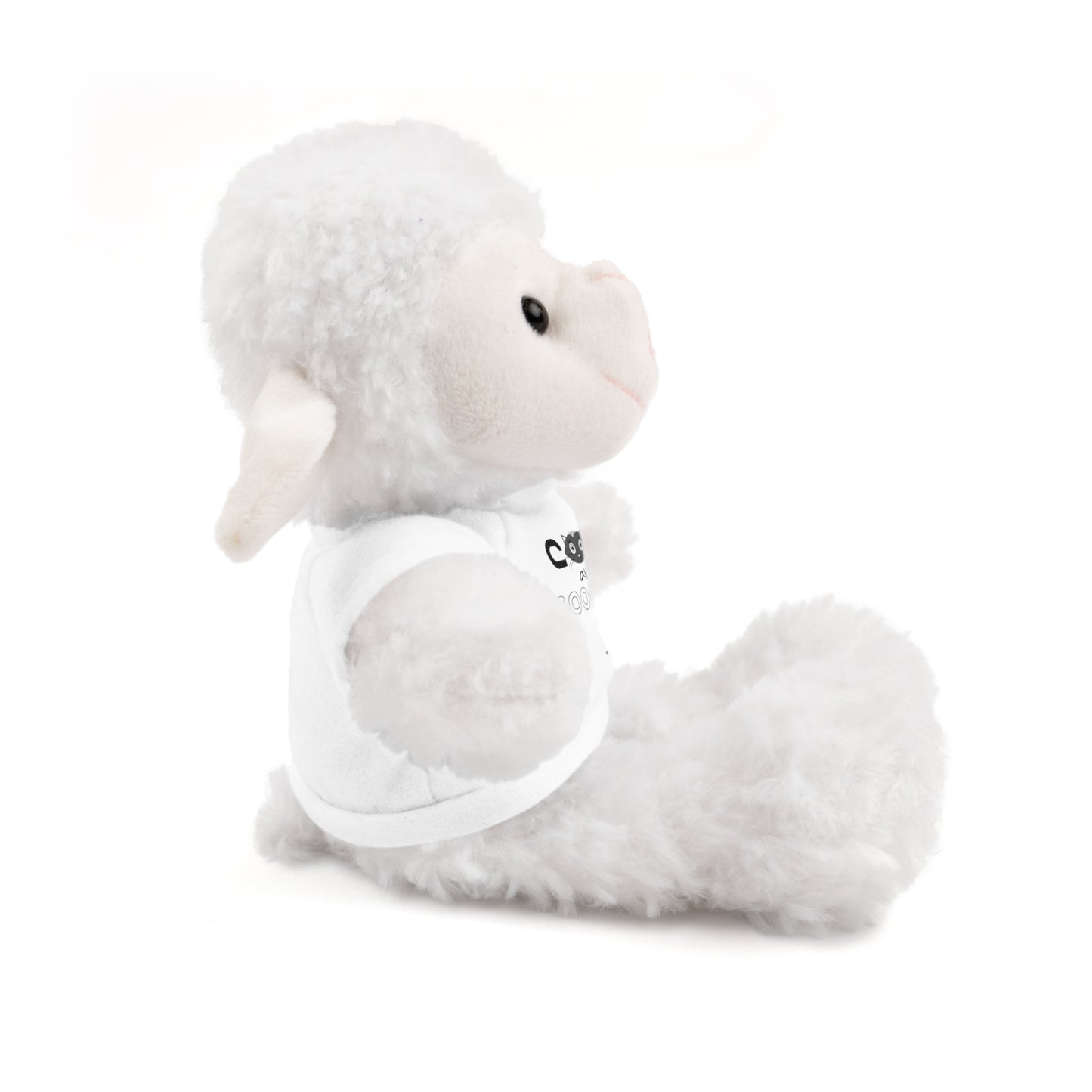 Stuffed Animals with Tee, Cats are just so cute, Available animals: Panda, Lion, Bear, Bunny, Jaguar, and Sheep