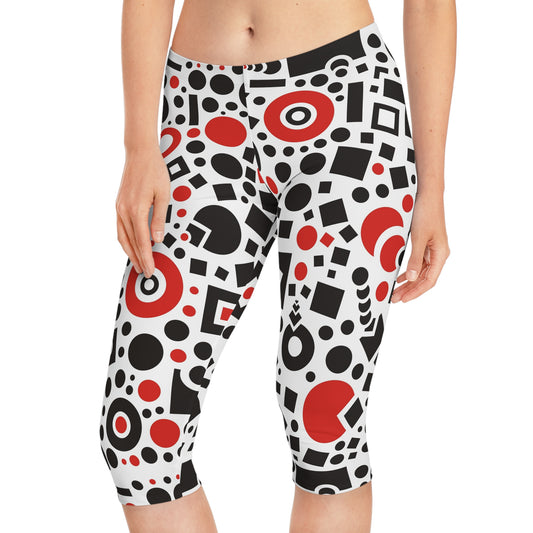 Women's Capri Leggings (AOP)