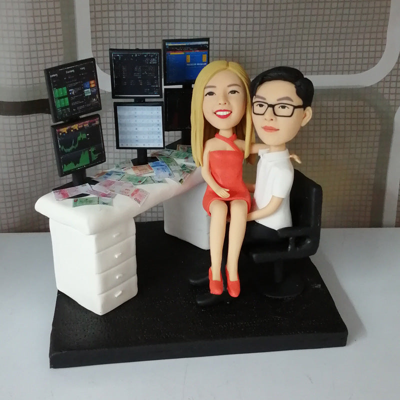 Personalized, Handcrafted Perfection Clay Figurines for Meaningful Gifts and Décor