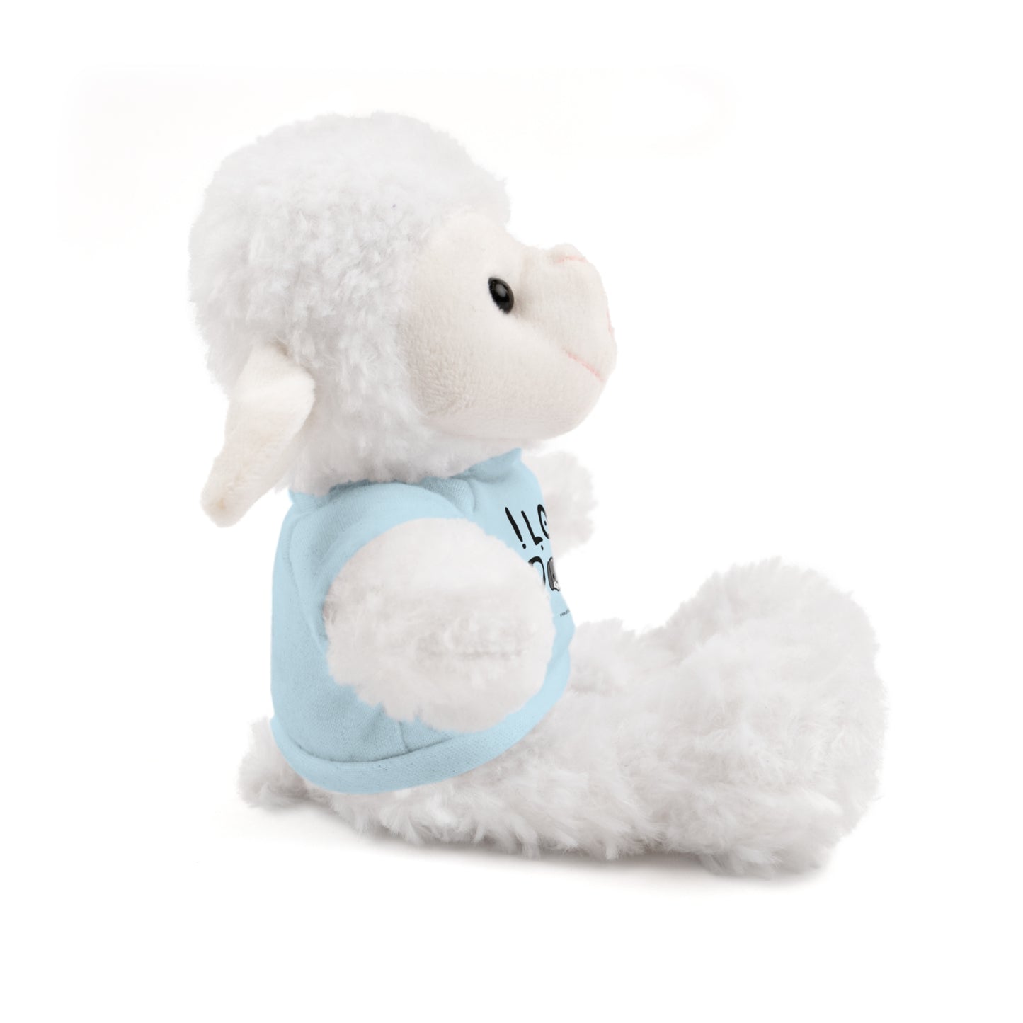 Stuffed Animals with Tee, I love Dogs, Available animals: Panda, Lion, Bear, Bunny, Jaguar, and Sheep