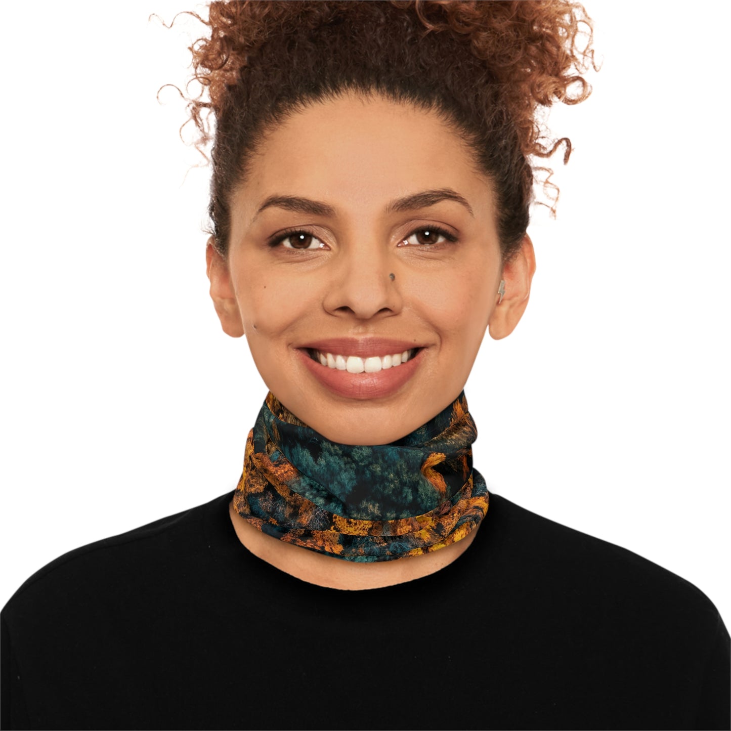 Winter Neck Gaiter With Drawstring, Elastic drawstring, you can ensure a perfect fit that stays comfy under any circumstances