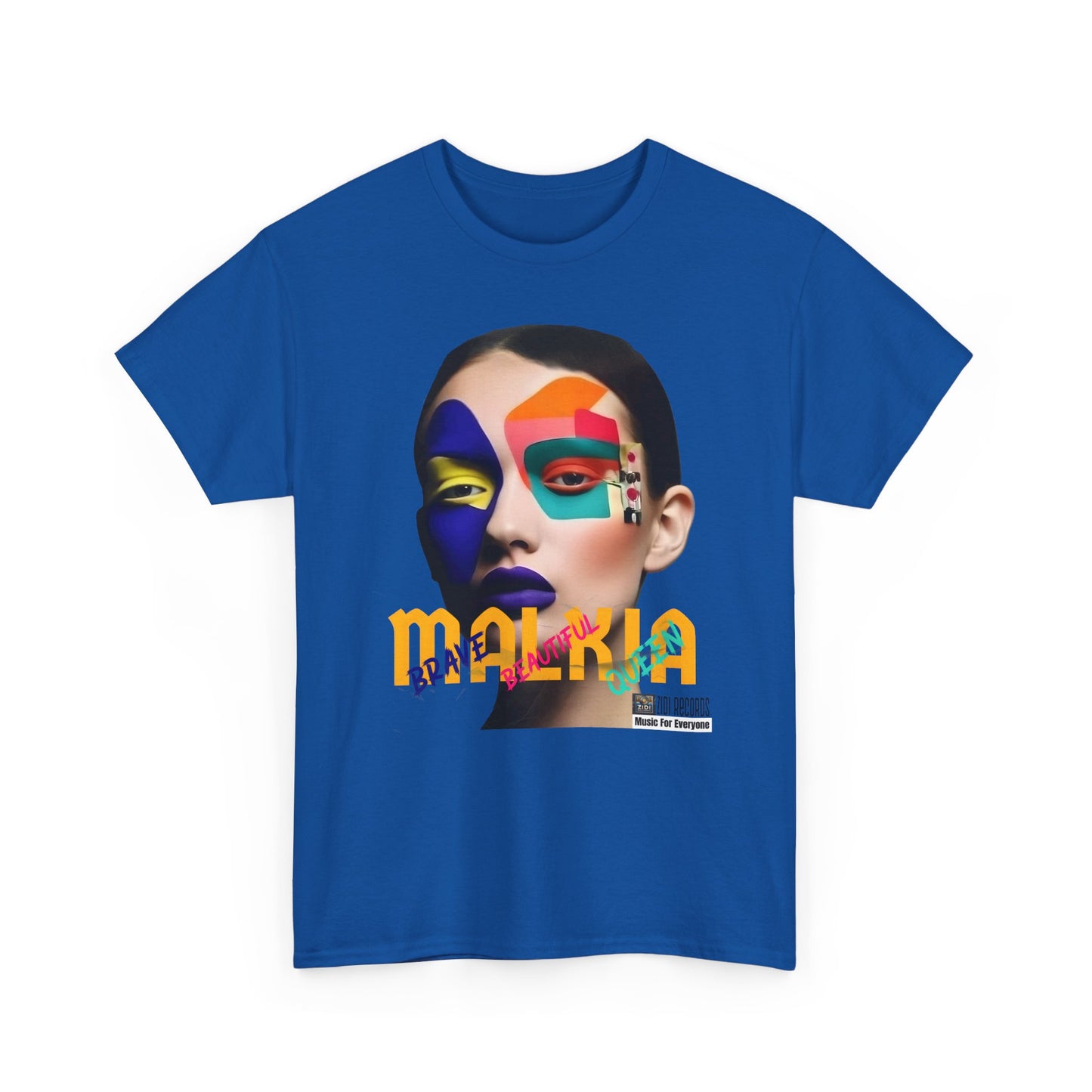 MALKIA T-Shirt - BRAVE, BEAUTIFUL, QUEEN Unisex Tee