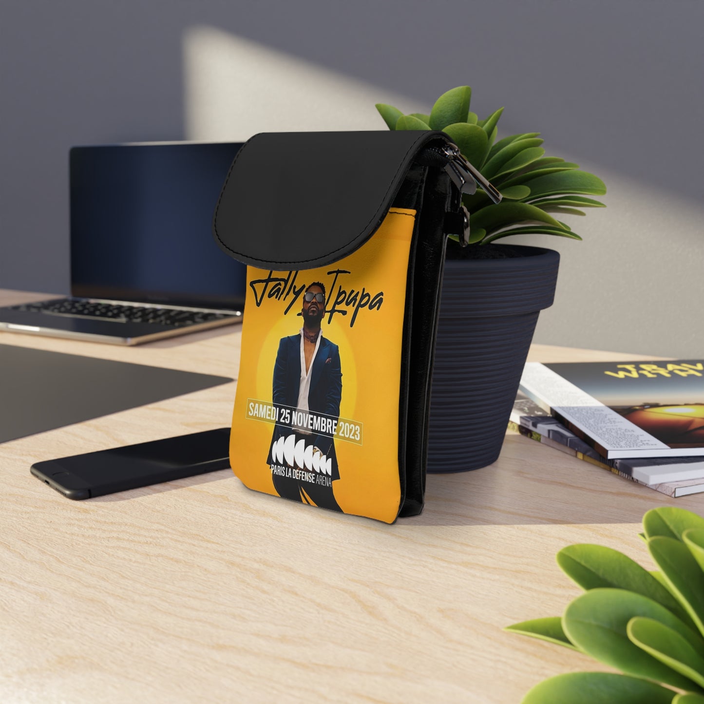 Small Cell Phone Wallet, Fally Ipupa's Mega concert on 25th November 2023 at Paris U-ARENA - Zidishops