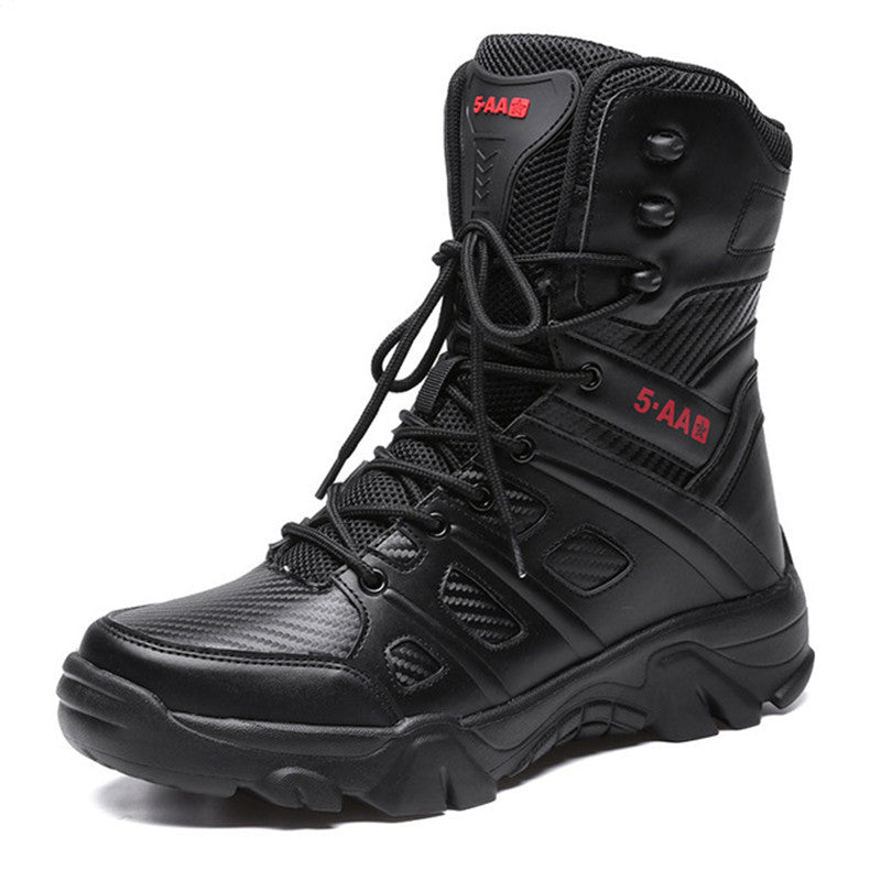 High-top outdoor hiking shoes, Durable Army boots