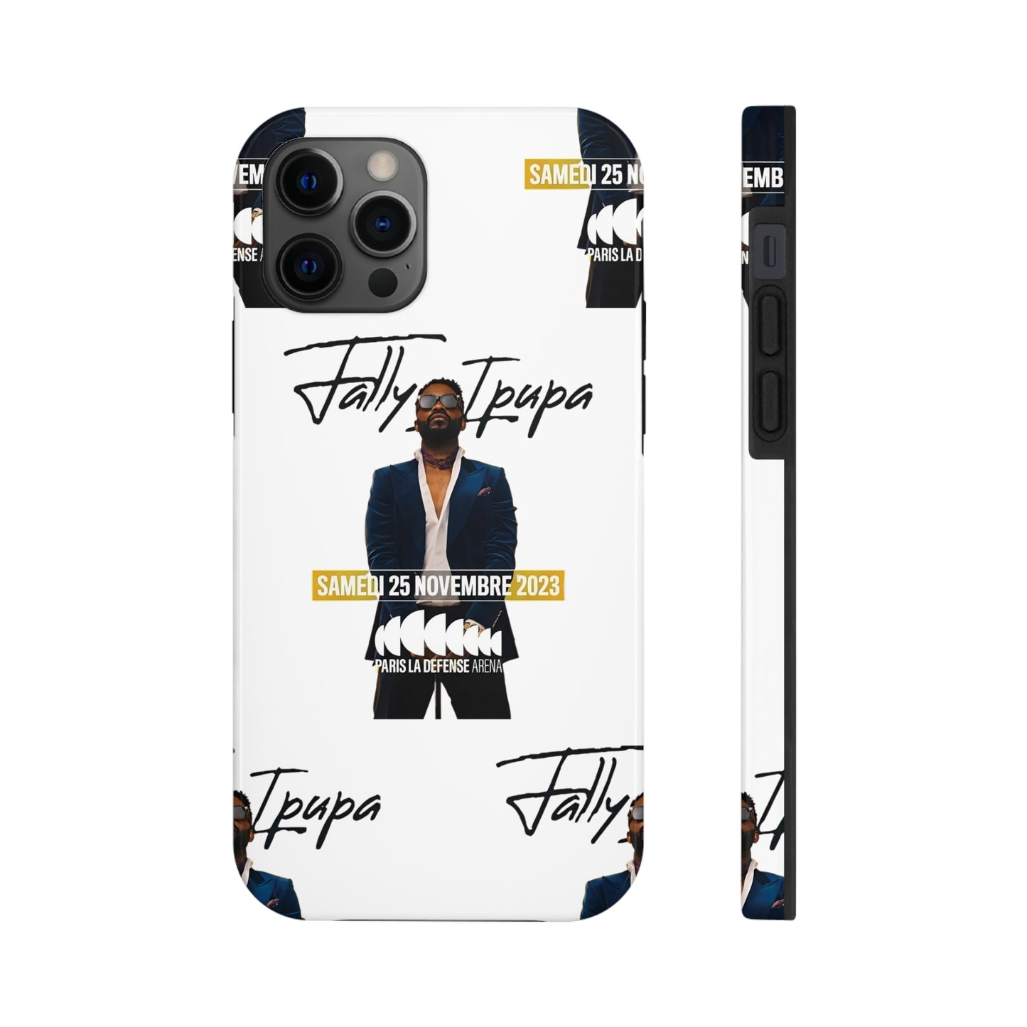 Tough Phone Cases, Fally Ipupa's Mega concert on 25th November 2023, Black and White