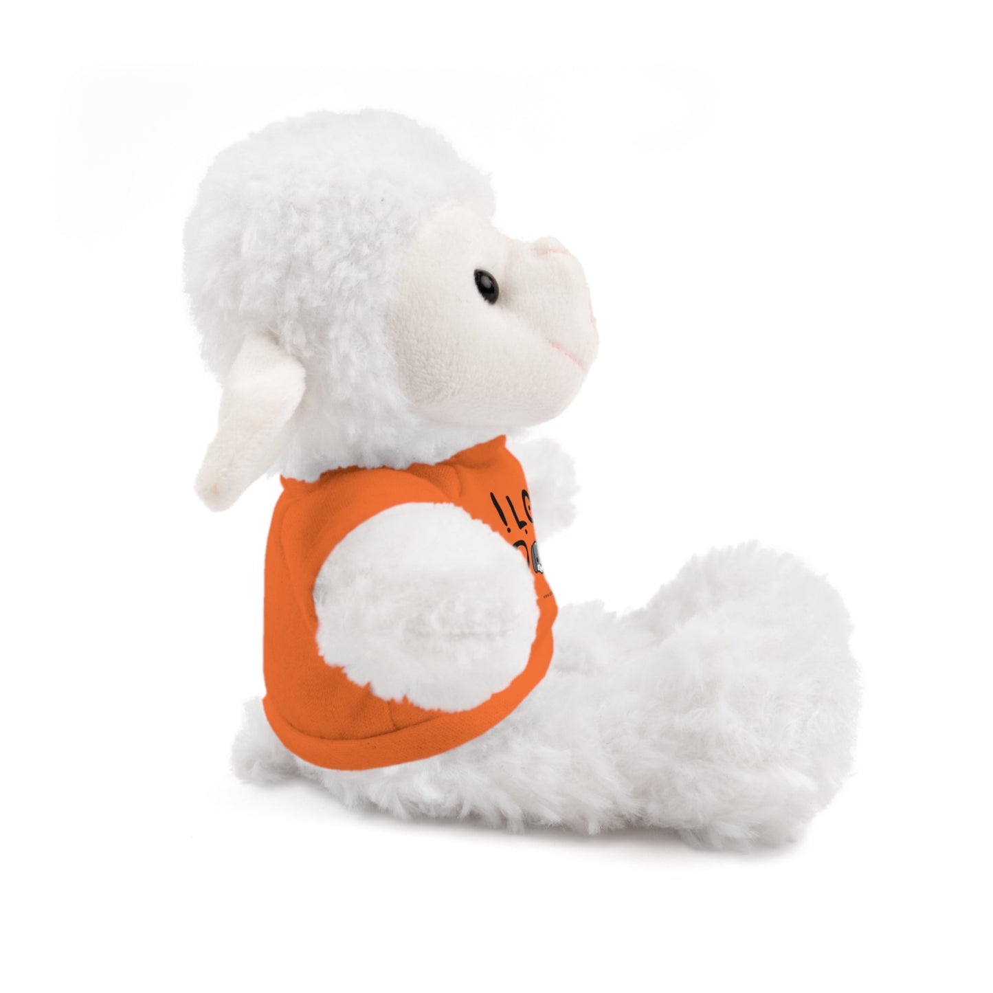 Stuffed Animals with Tee, I love Dogs, Available animals: Panda, Lion, Bear, Bunny, Jaguar, and Sheep