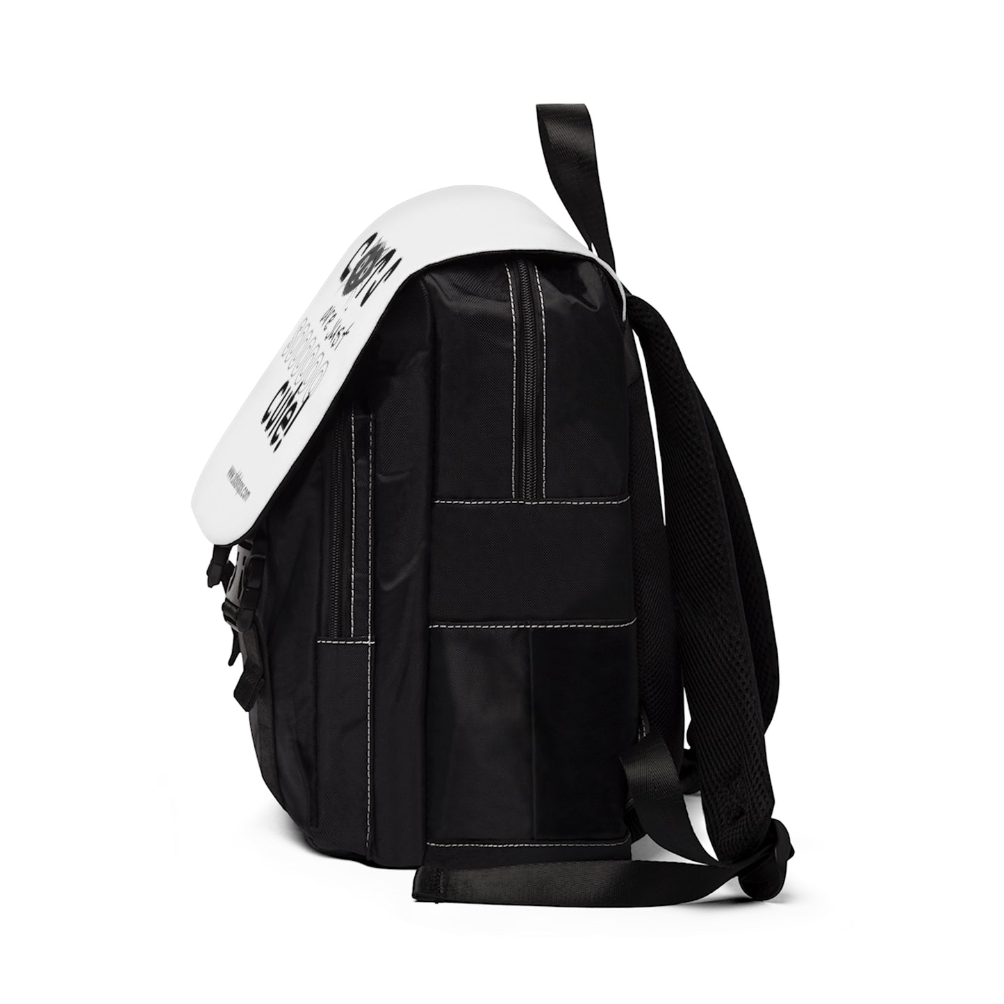 Cats are just so cute, Unisex Casual Shoulder Backpack, It is made of durable Oxford canvas, two slip interior pockets and one laptop sleeve
