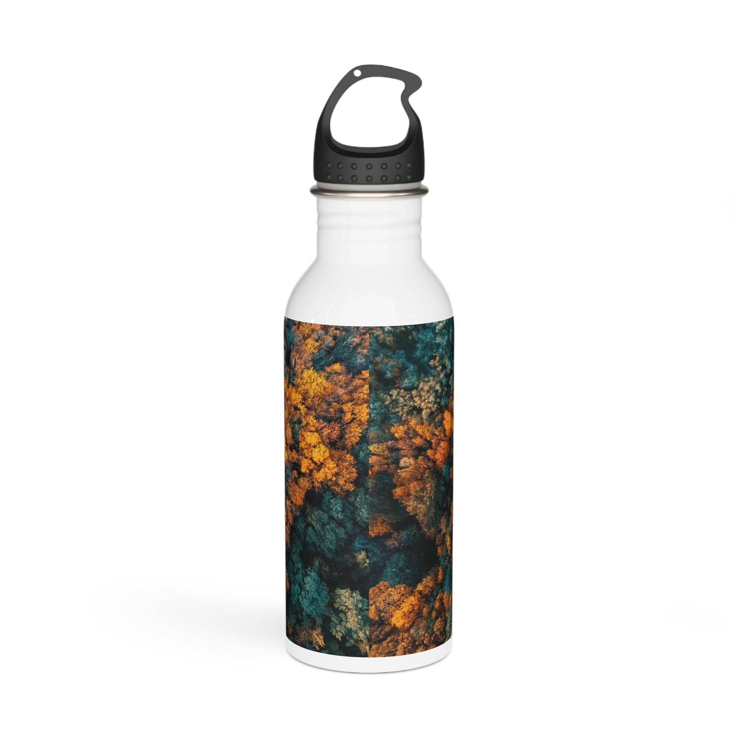 Stainless Steel Water Bottle, Forest bird's view, Stainless Steel Water Bottle, Made with 18/8 food-grade stainless steel, wide neck for effortless sipping