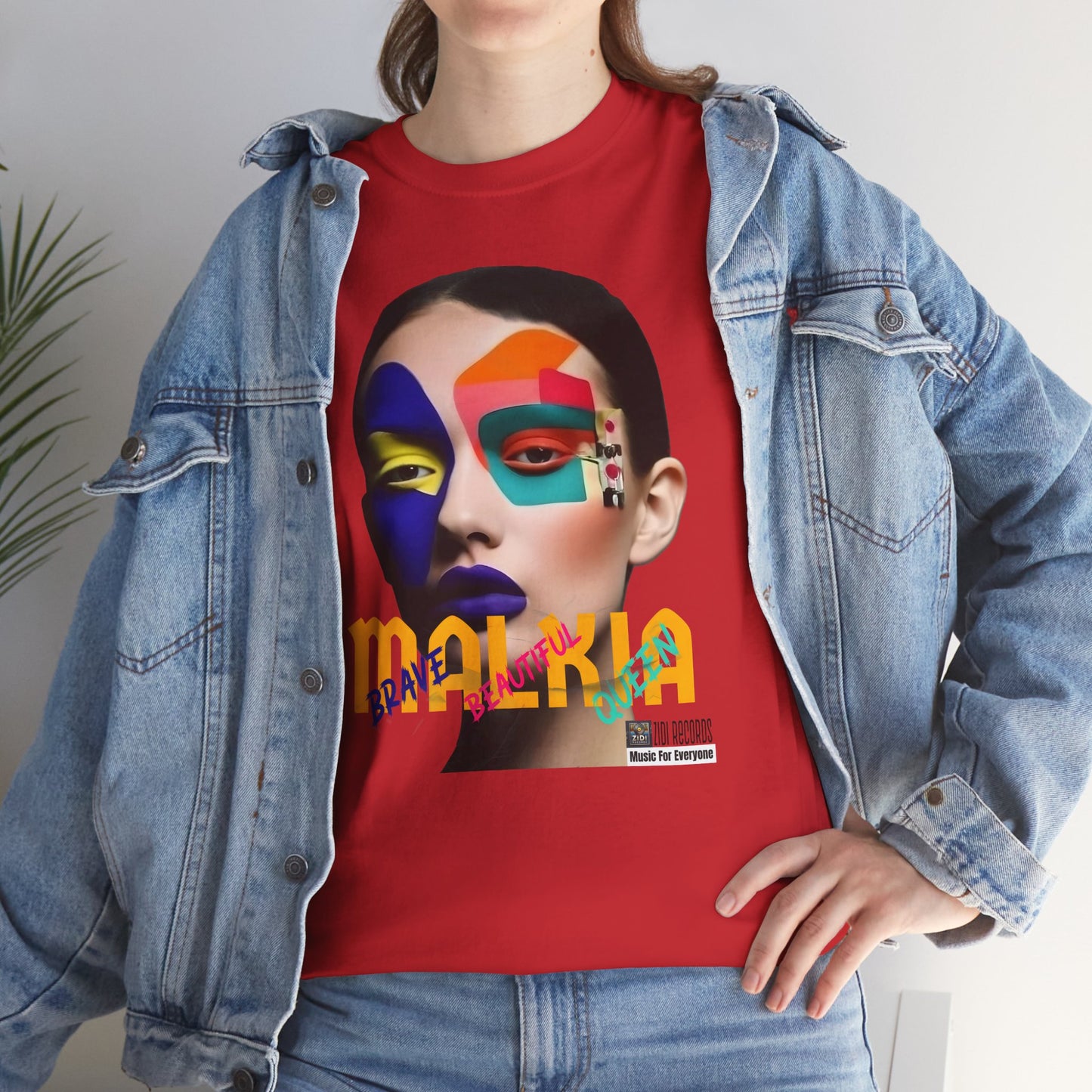 MALKIA T-Shirt - BRAVE, BEAUTIFUL, QUEEN Unisex Tee