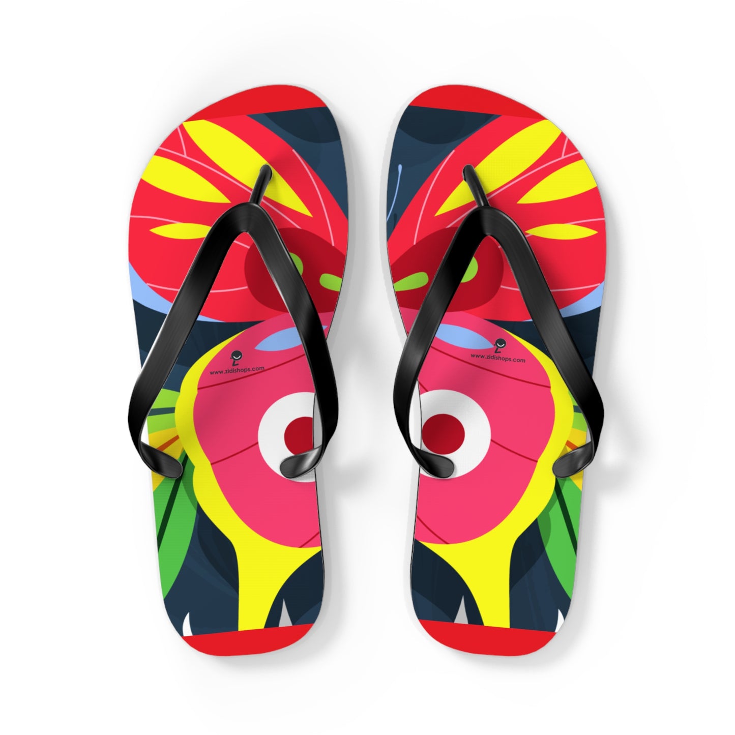 Flip Flops All-day comfort, With an easy slip-on design, a cushioned footbed. Mixed colors butterfly