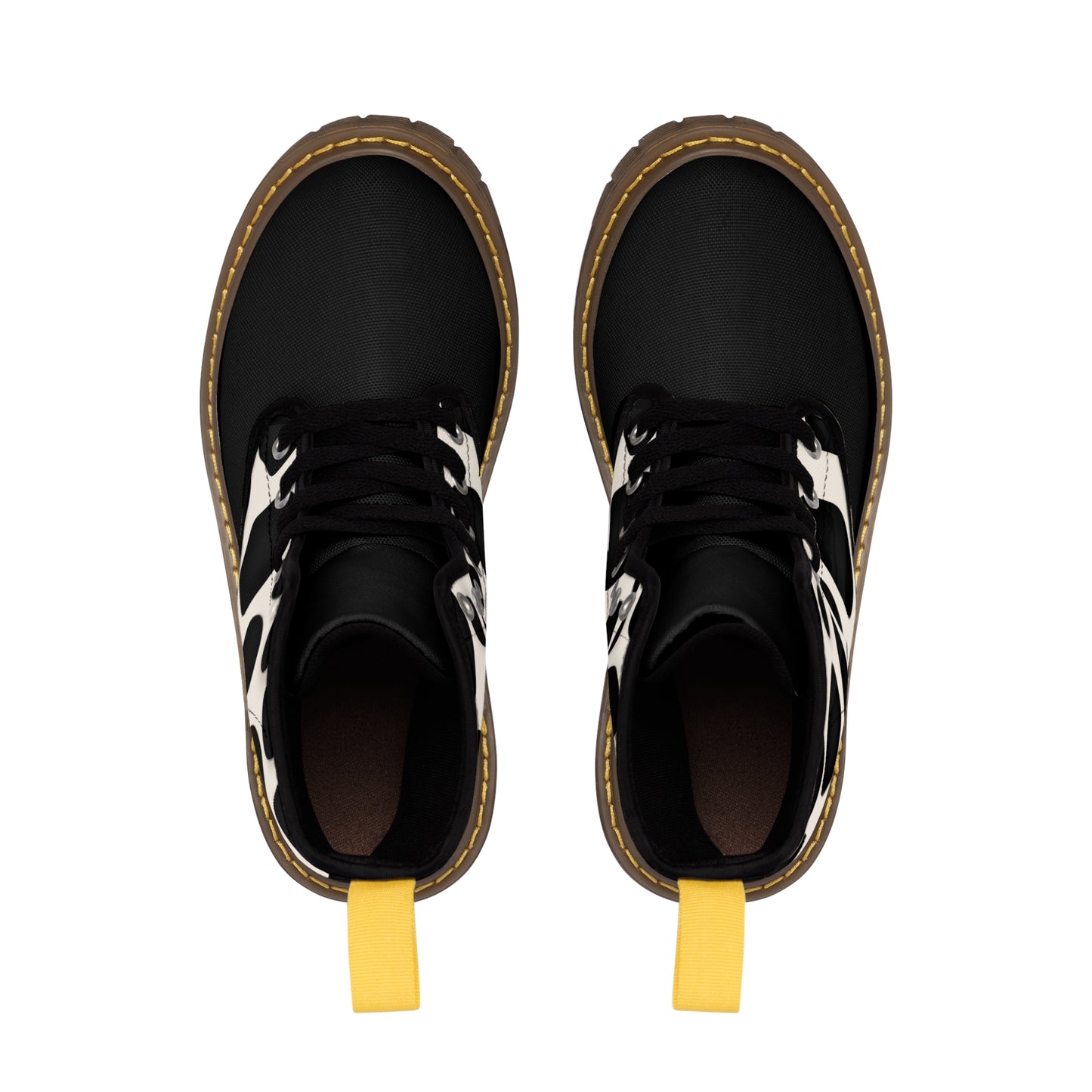 Unisex Canvas Boots, panda pattern, the boots provide soft and comfortable wearing for UNISEX use. They have a breathable foam insole to ensure anti-heat, anti-moisture and anti-corrosion conditions.