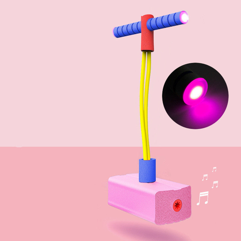 Premium quality Bouncing Jumper with adjustable handles, for kids and adults, Best alternative to skipping ropes, carrying capacity of 90-100KG (LBS198.416 to 2.20462)