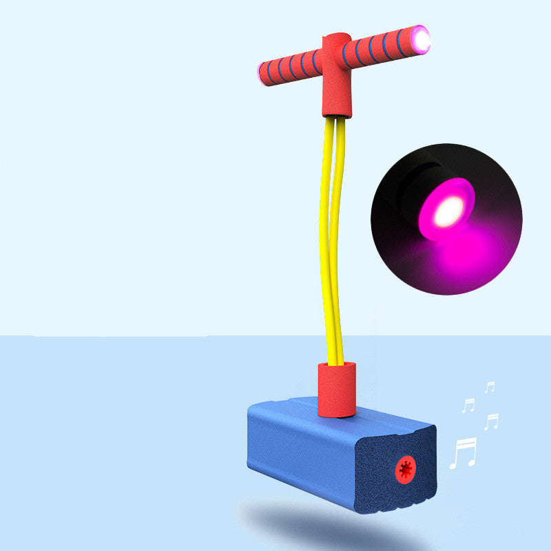 Premium quality Bouncing Jumper with adjustable handles, for kids and adults, Best alternative to skipping ropes, carrying capacity of 90-100KG (LBS198.416 to 2.20462)