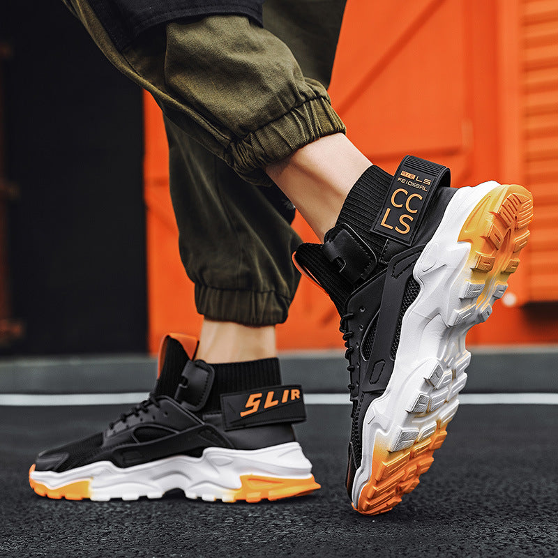 High-Top Casual Shoes Sports Style Student Running Shoes Unisex