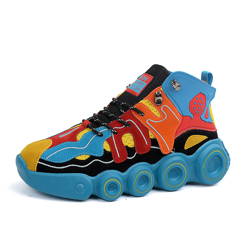 New High Top Basketball Shoes Sports Running Shoes Casual Shoes Unisex, sneakers