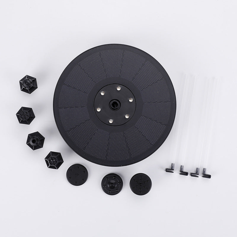 Solar Fountain Pump Fountain Light Round Floating Fountain lighting Pump Color LED Light