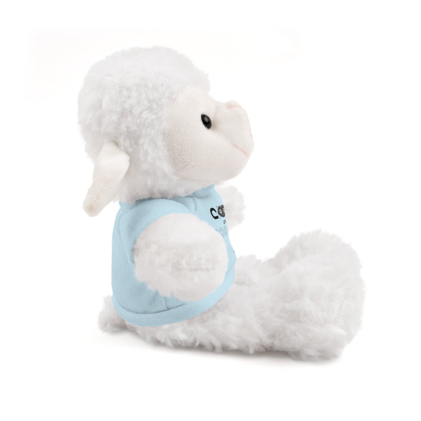 Stuffed Animals with Tee, Cats are just so cute, Available animals: Panda, Lion, Bear, Bunny, Jaguar, and Sheep