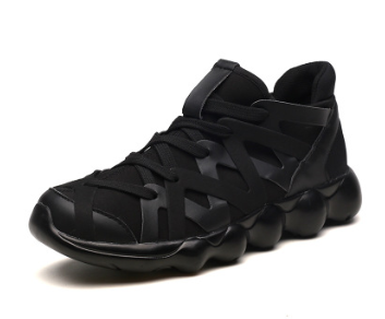 Sports running shoes, sneakers, Black, white, red, golden, multicolor, Unisex