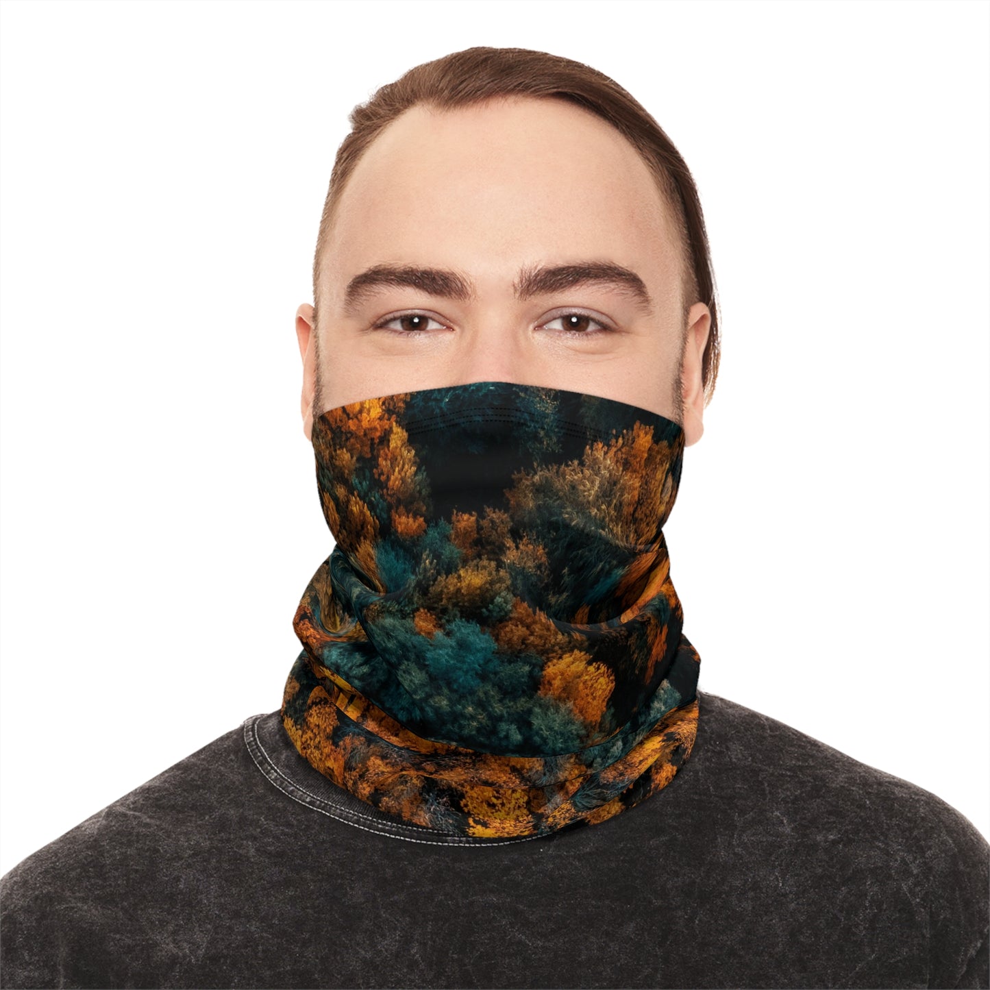 Winter Neck Gaiter With Drawstring, Elastic drawstring, you can ensure a perfect fit that stays comfy under any circumstances