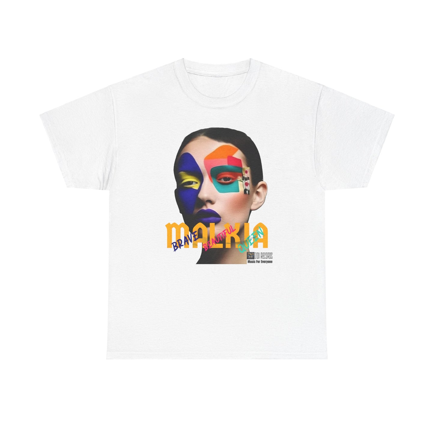 MALKIA T-Shirt - BRAVE, BEAUTIFUL, QUEEN Unisex Tee