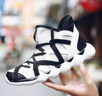Sports running shoes, sneakers, Black, white, red, golden, multicolor, Unisex