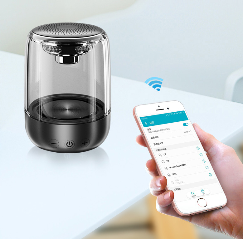 6D Sounds Loud Speakers Bluetooth 5.0, Portable Wireless Bluetooth Speaker Powerful High 6D Bass Radio With Variable Color LED Light, C7 wireless speaker