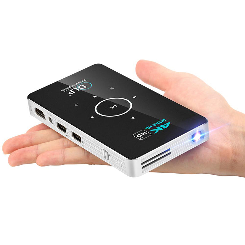 Indoor & Outdoor wireless Projector, WiFi Bluetooth 4.0 Portable LED