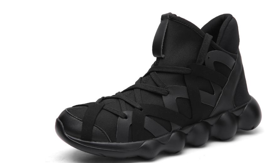 Sports running shoes, sneakers, Black, white, red, golden, multicolor, Unisex
