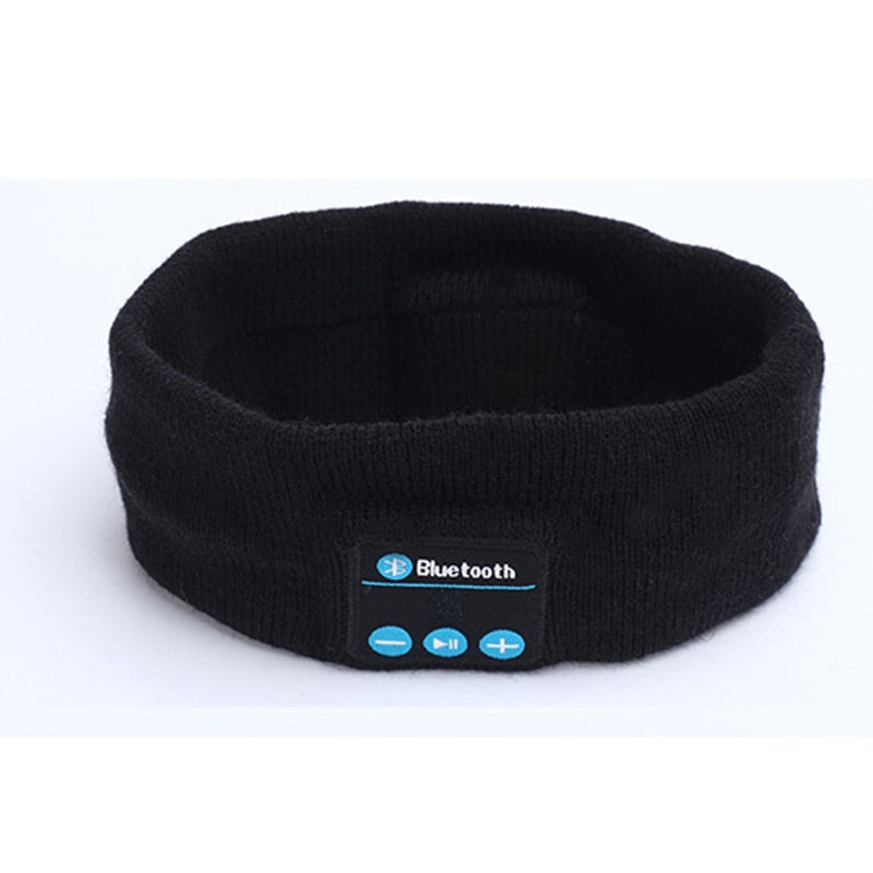 Wireless Hairband, Sports Headset Bluetooth, Headset Nightcap with Speaker Training Jogging Yoga Headband Hairband