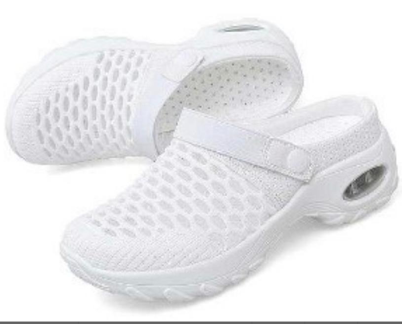 Hollow Out Shoes Mesh Casual Air Cushion Increased Sandals And Slippers Unisex