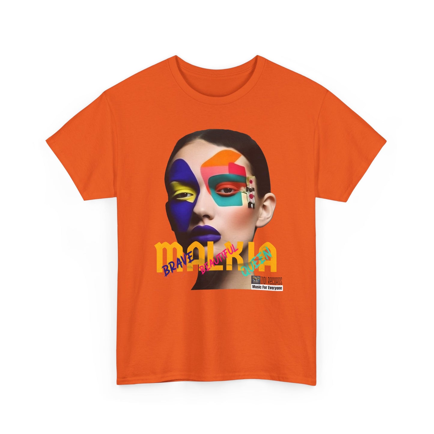 MALKIA T-Shirt - BRAVE, BEAUTIFUL, QUEEN Unisex Tee