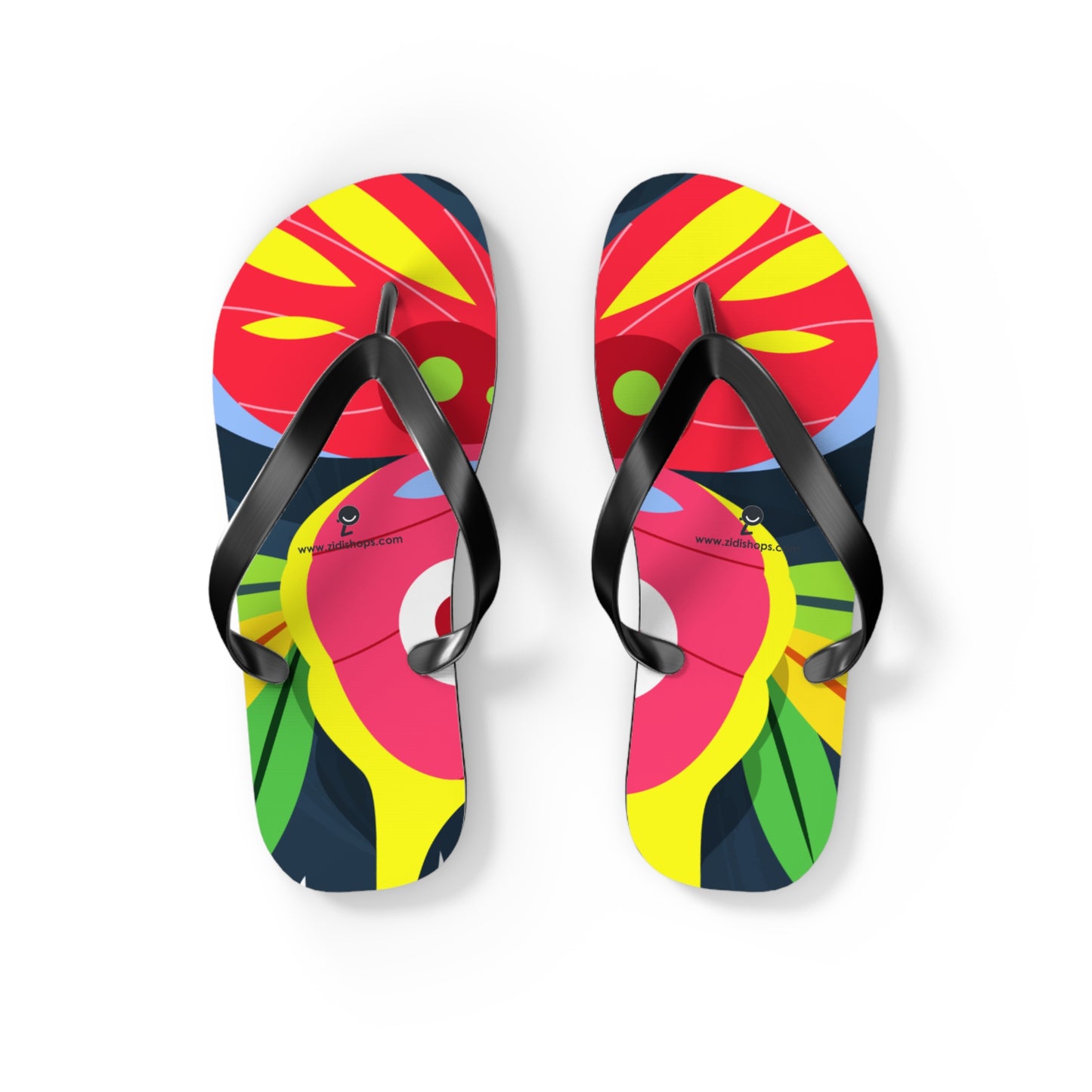 Flip Flops All-day comfort, With an easy slip-on design, a cushioned footbed. Mixed colors butterfly
