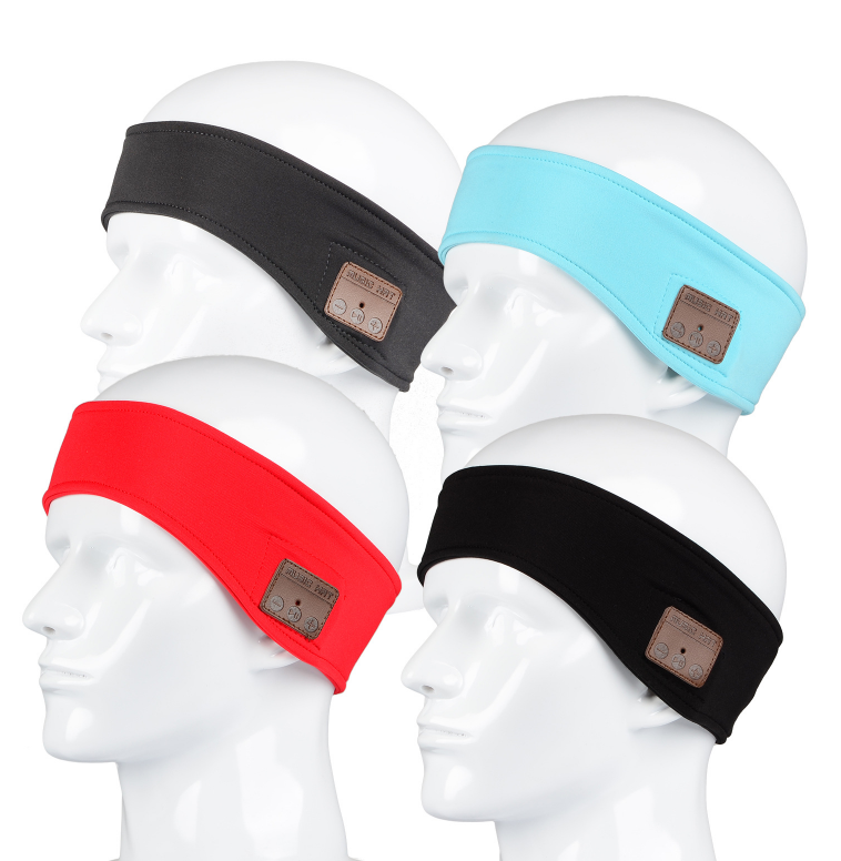Wireless Hairband, Sports Headset Bluetooth, Headset Nightcap with Speaker Training Jogging Yoga Headband Hairband
