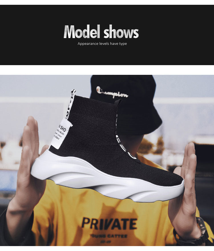 High-top Shoes, Unisex Socks Shoes Trendy Shoes