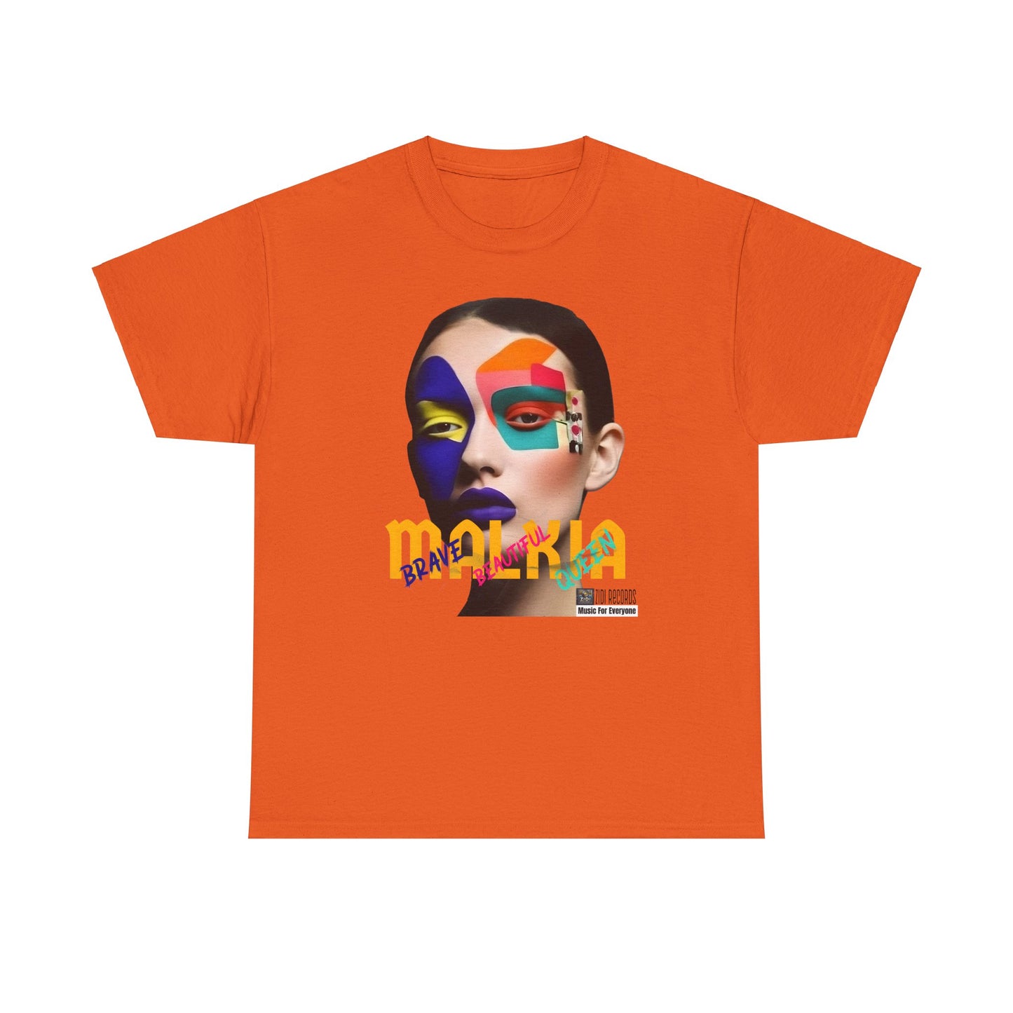 MALKIA T-Shirt - BRAVE, BEAUTIFUL, QUEEN Unisex Tee