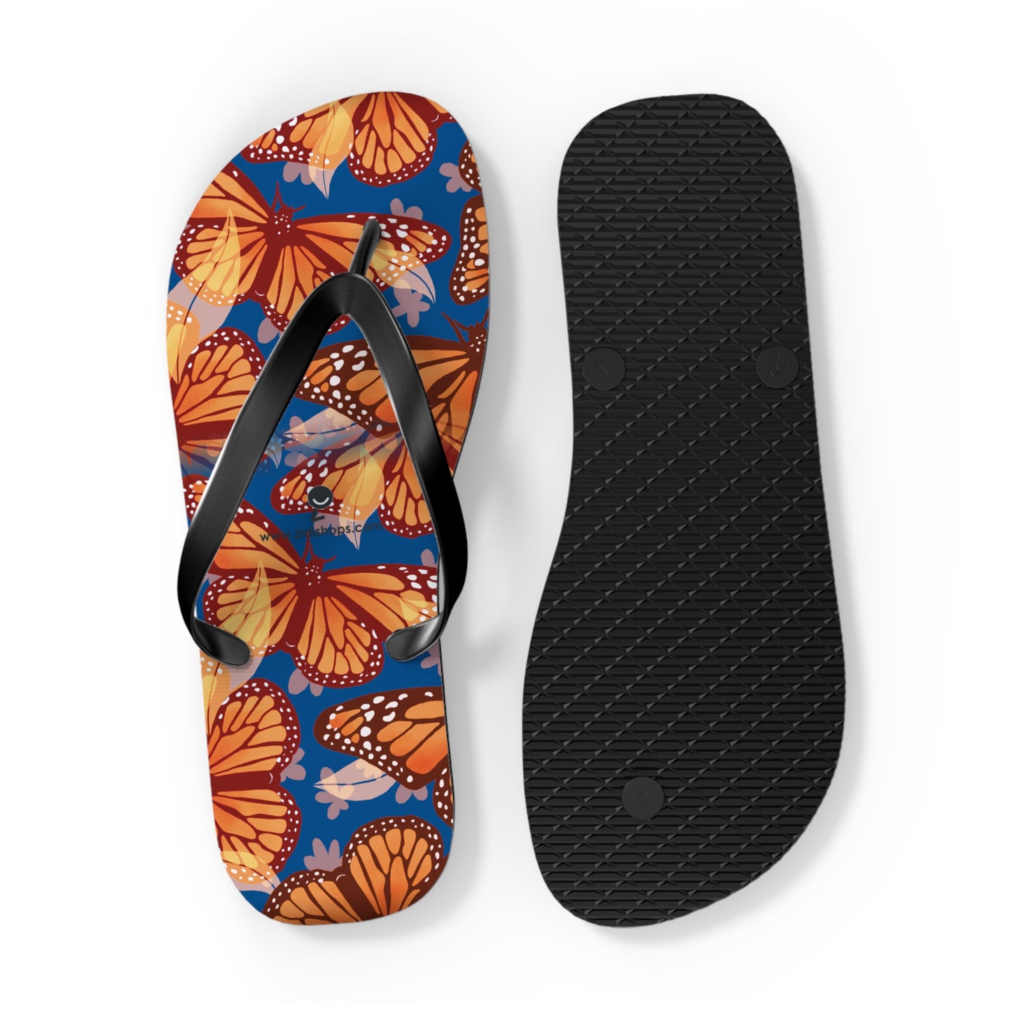 Flip Flops All-day comfort, Slippers, colorful, With an easy slip-on design, a cushioned footbed. Mixed colors butterfly