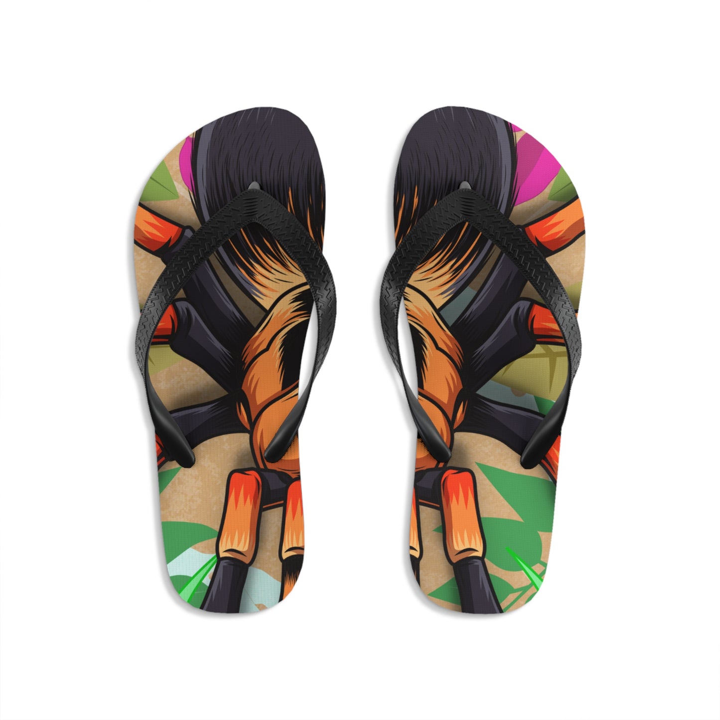Unisex High quality print, these Flip Flops are a must-have item on the beach, around the house or to brighten up a special outfit on hot summer days