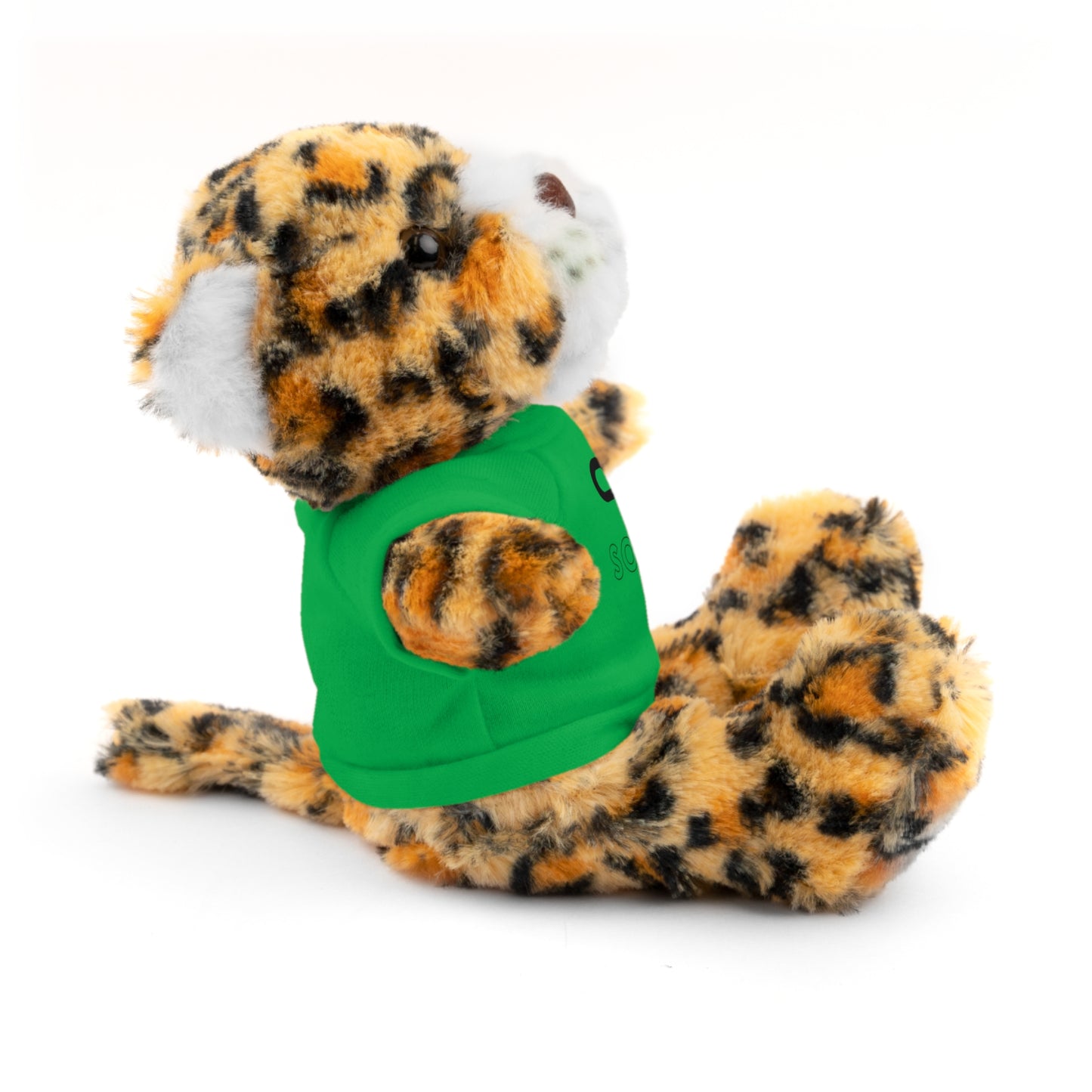 Stuffed Animals with Tee, Cats are just so cute, Available animals: Panda, Lion, Bear, Bunny, Jaguar, and Sheep