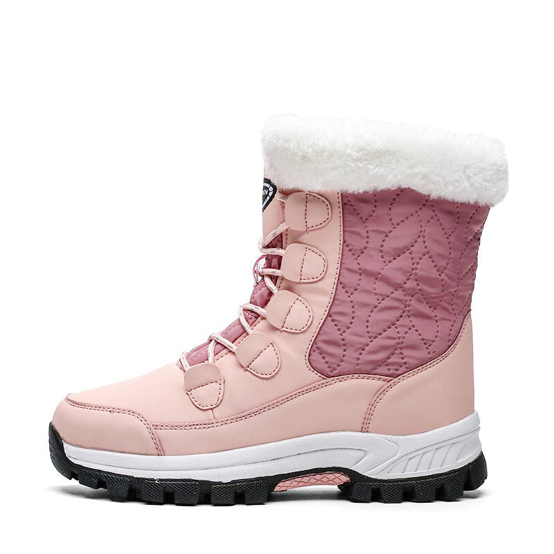 High-top platform, High Quality, cotton shoes boots, Snow friendly
