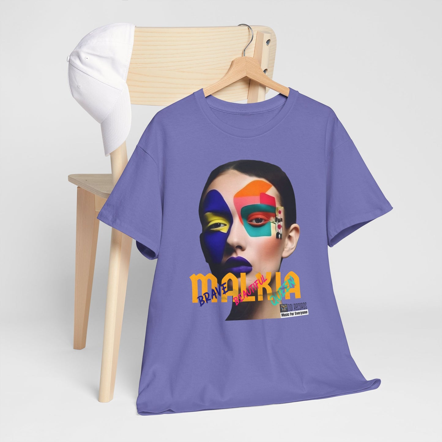 MALKIA T-Shirt - BRAVE, BEAUTIFUL, QUEEN Unisex Tee