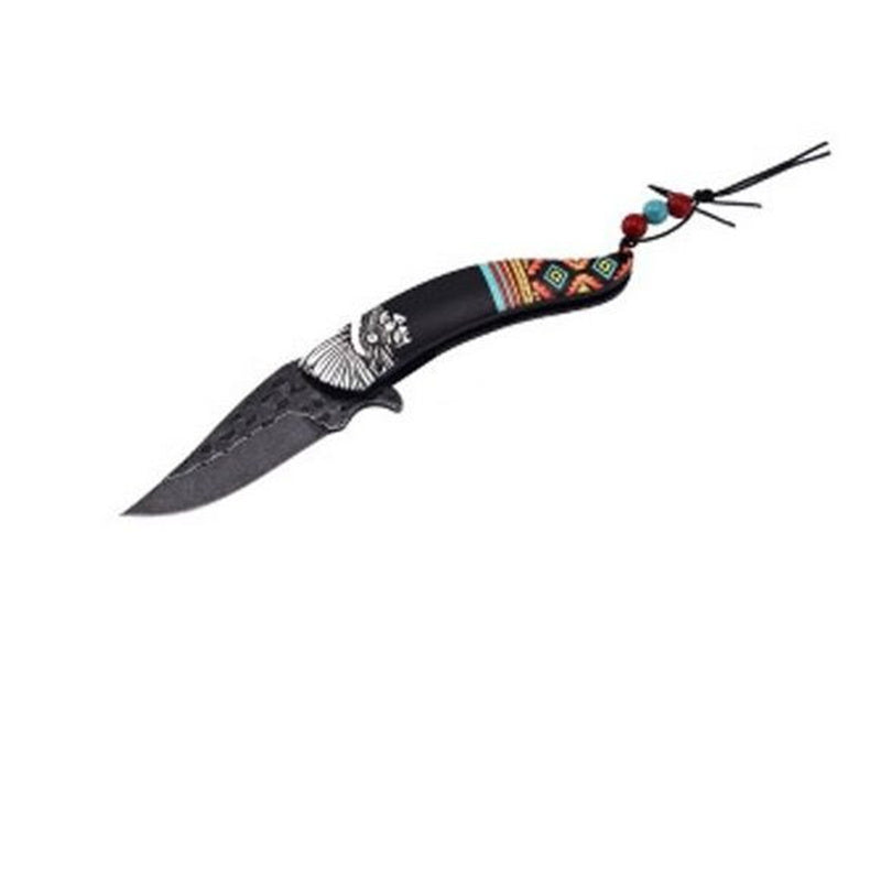 Vintage Wilderness Camping Survival Folding Knife