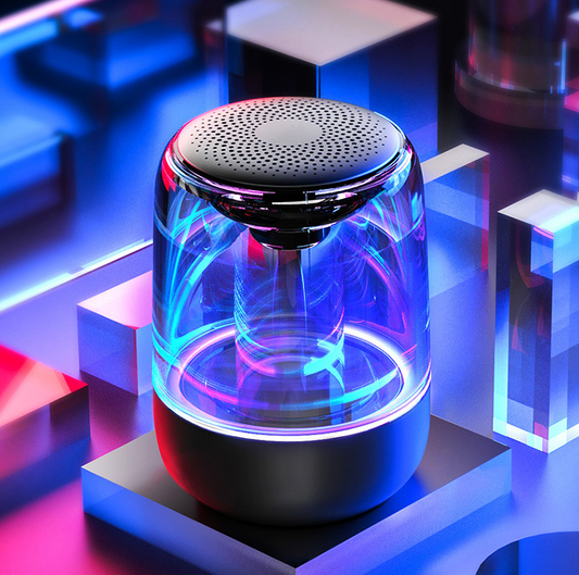 6D Sounds Loud Speakers Bluetooth 5.0, Portable Wireless Bluetooth Speaker Powerful High 6D Bass Radio With Variable Color LED Light, C7 wireless speaker